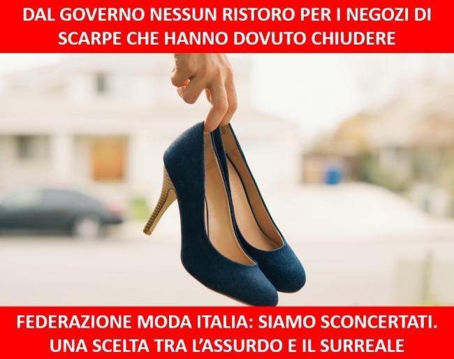 Decreto Ristori Ter: Accolte le nostre richieste. I negozi di calzature tra i beneficiari del contributo a fondo perduto, ma ancora categorie escluse