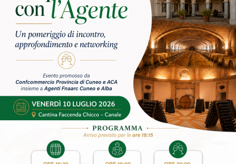 Agenti Fnaarc Cuneo e Alba: il 10 luglio a Canale un evento dedicato al networking e alla forza del sistema associativo